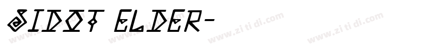 Didot Elder字体转换